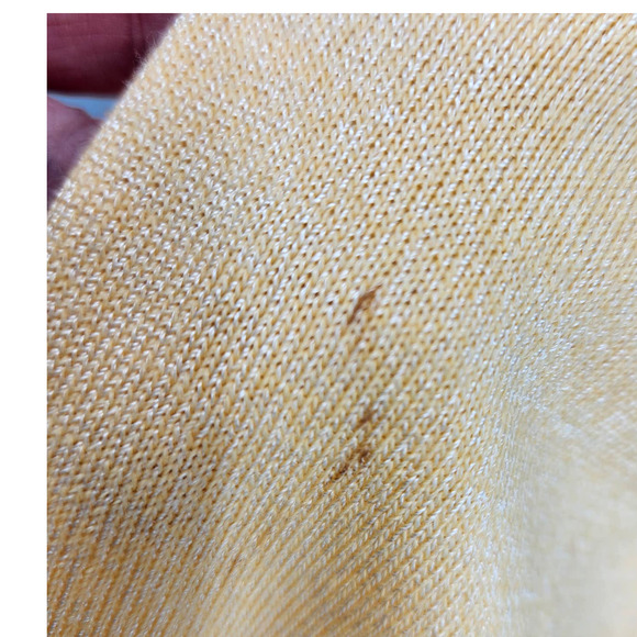 St John Wool Blend Stripe Cardigan Sweater Womens Size Large - Picture 7 of 7